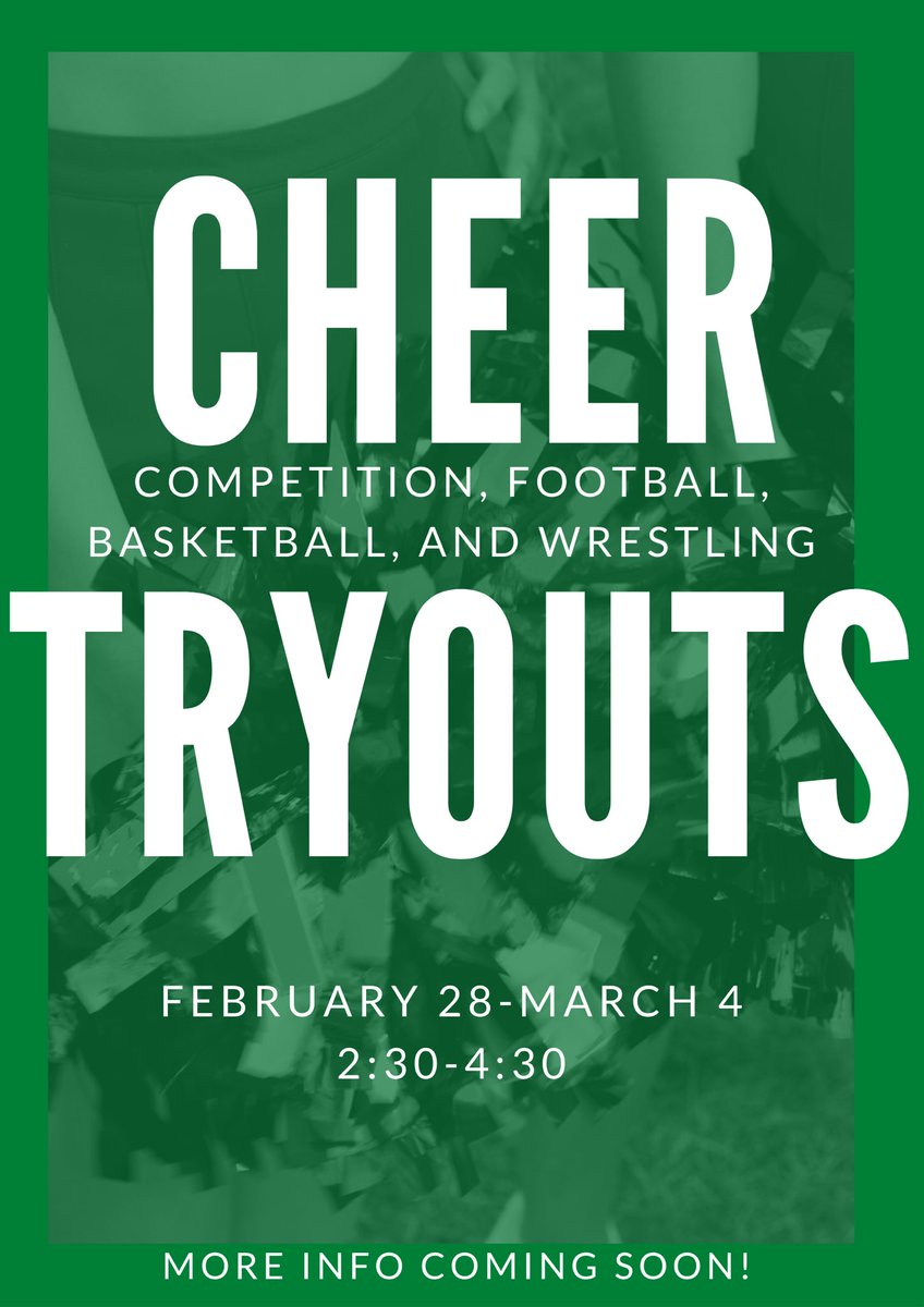 Mark your calendars! Message us or email Columbus.cheerleading@gmail.com with questions!