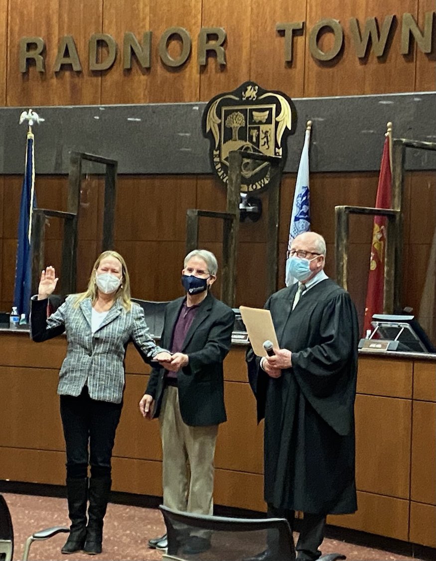 ForRadnor's tweet image. Proudly took my oath, and I’ll do my very best to represent Ward 2 and Radnor.