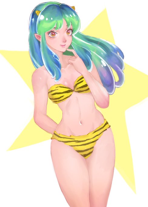 ラムちゃん描きたくなりますよね。 