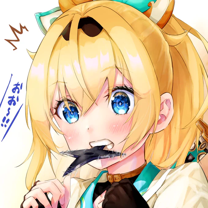 6期生オーディションにて、ポッキー審査があると聞いていたのに、自分だけ手裏剣が飛んでくるも、見事な反射神経でキャッチしてしまう風真いろはちゃん
#いろはにも絵を 