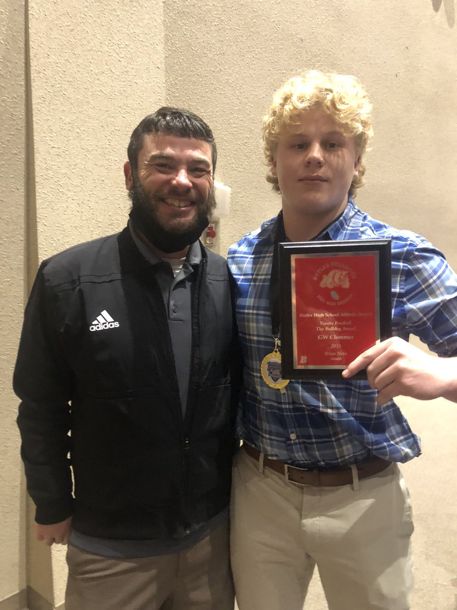dr_clemmer's tweet photo. GW wrapped up his Butler Football career tonight! Grateful for the BHS coaches, parents, and teammates.  @GwClemmer42  @CoachT_Stone https://t.co/GvRkYuV1tK