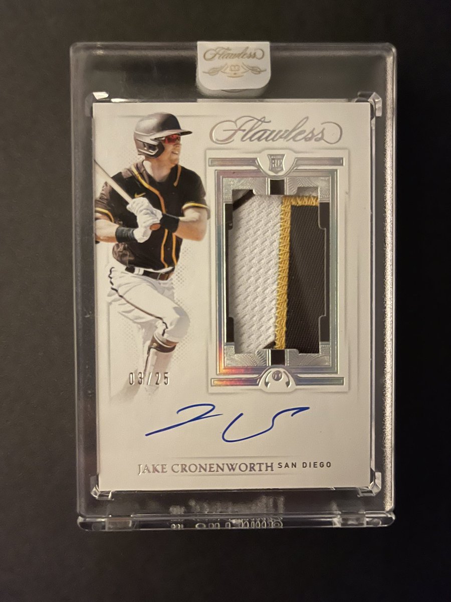 MJsCardsTX's tweet image. @PadresHobbyGuy 👀 Big mail day from @mojobreak_com Cronenworth /25. #sickpatch #TheHobby #Padres #Cronenworth