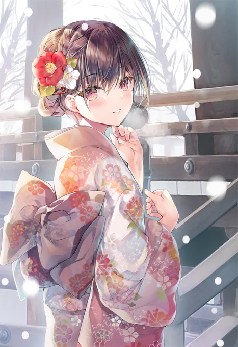 今日の黒髪ちゃん🎍あけましておめでとうございます✨ 