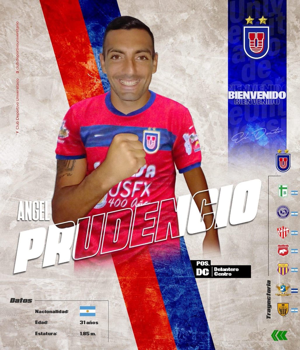 UdeSucre's tweet photo. El nombre del gol de esta temporada 🔴🔵 ¡Bienvenido @Chiro_Prudencio! https://t.co/5jFKjPBVaU