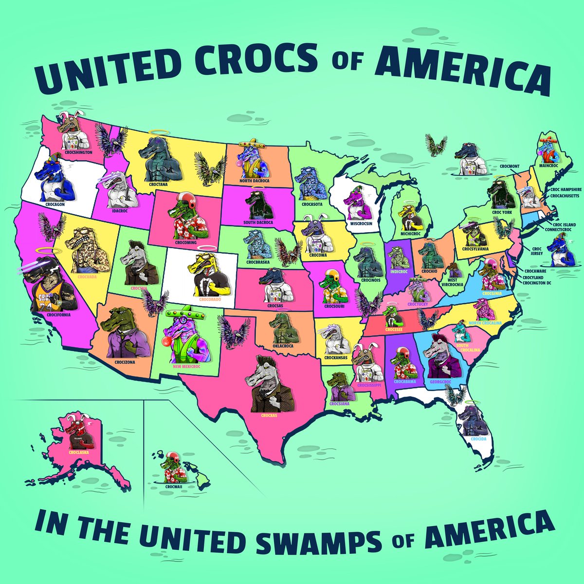 cryptocrocclub's tweet photo. Crypto Croc Club Mint is Live!! 🐊

Companion Airdrops to Holders...📦

$SWAMP Token Launch, P2E game... 🎮🪙

Minting out in 2-weeks (Active Supply Burn)... 🔥

⬇️ ⬇️ ⬇️ ⬇️

https://t.co/LXkEbWmiG2

#NFTCommmunity #NFT #SolanaNFTs #CrocStrong https://t.co/TiZzLIrcgZ