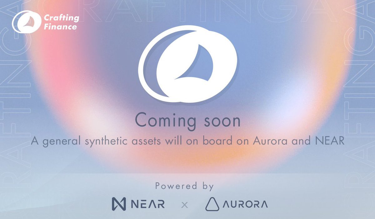 zangart90's tweet photo. Crafting - a protocol for forging and trading Rafts, which are smart synthetic assets is integrating with @NEARProtocol and @auroraisnear! #NEAR #2022isNear #NearFutureWorld https://t.co/NS4jj0f6Cs