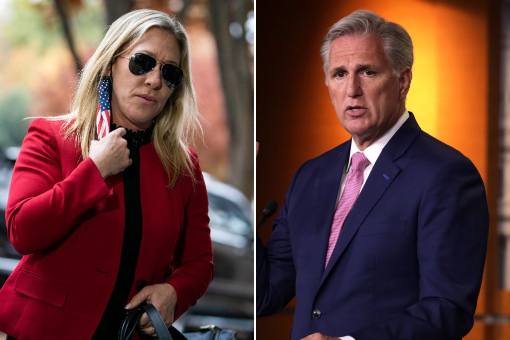 Kevin McCarthy slams Twitter following Marjorie Taylor Greene ban trib.al/NGtV2tS