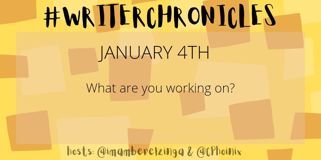 WC_Headquarters's tweet photo. #WriterChronicles January 4th:

What are you working on? https://t.co/Q3zkKqj8IT