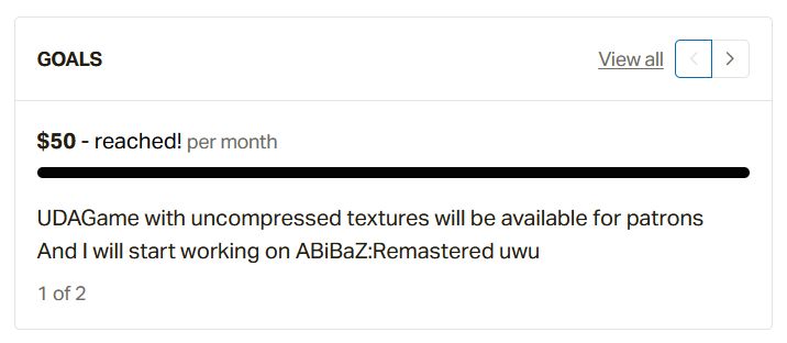 MrDrNose1's tweet photo. ππ²π² πΉπ²ππ π΄πΌ
next goal $300 for aewvs:remastered lol
https://t.co/KFXcHF7Gsh (pls owo)
(btw uncompressed UDAGame is available publicly hh)
#aewvs #abibaz #aewvsr #abibazr #udgame #Patreon #gamedev #indiedev #owo https://t.co/7dKTb95A60