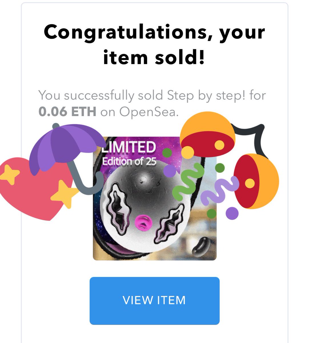 08AM's tweet photo. 🎉Thank you for collecting My Original NFTart [PARAcell White]✨
STEP by STEP! 🎱
Collector &amp; Artist  @ArtistJoyJo  🙏✨

Appreciate it always!✨🙏

⚪️ left “3” on @opensea ✨

https://t.co/rN95Qvxixp

#08AM #nft #NFTCommunity #nftcollector #nfts #nftart #PARAcell https://t.co/5nNt5l9yF1