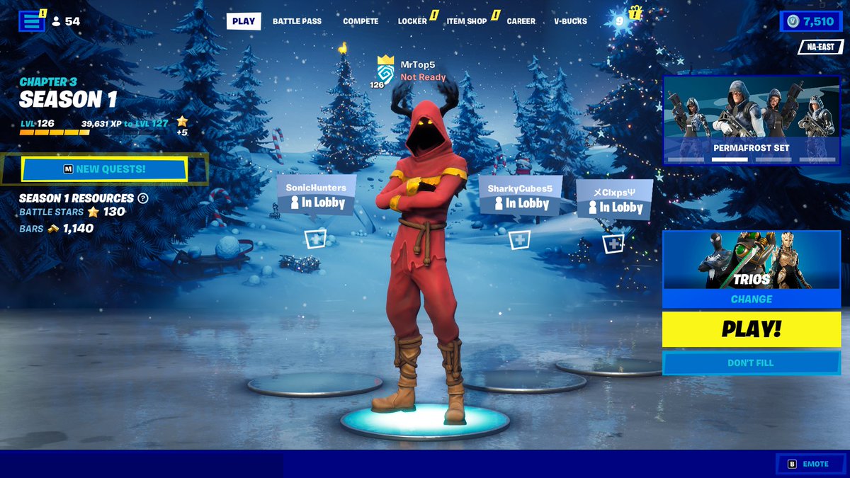 Adding the first 5000 people who LIKE + RETWEET this tweet on Fortnite :O