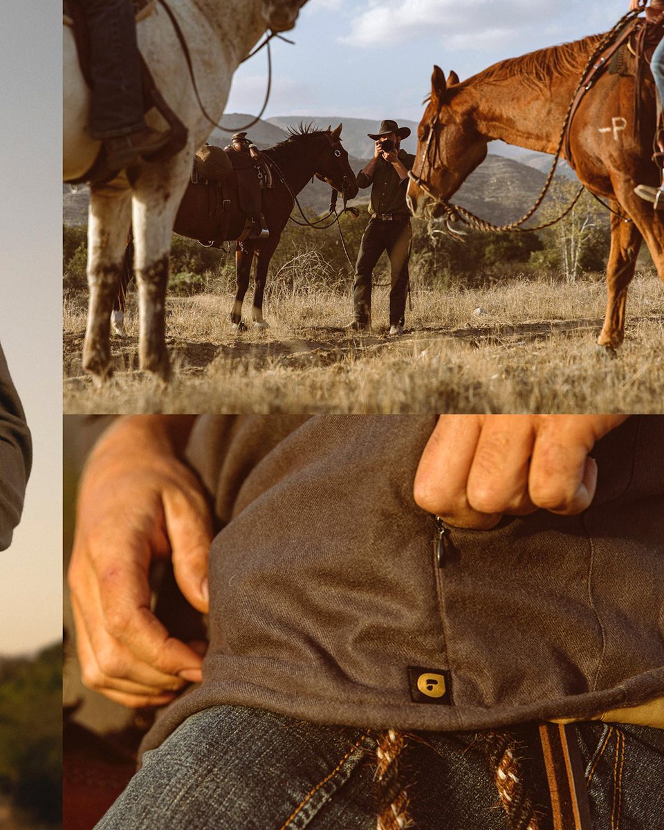 PolarProUSA's tweet photo. Roll up your sleeves and get dirty with the Tonopah Tech Flannel.
📸: Dylan Gordan in his backyard having some good times with some good friends🐎.
#polarpro #elementscollection https://t.co/hMDG5Jc42A
