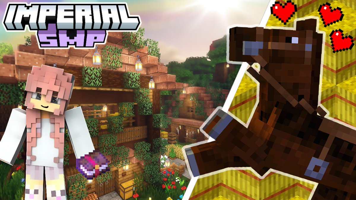 bunniecraftsyt's tweet photo. A new @ImperialSMP video is up on my channel! Check it out!✨ The Horse Girl Club?? | Imperial SMP -Episode 4- https://t.co/hsi3uT3tXt https://t.co/9Jy9NRqpIU
