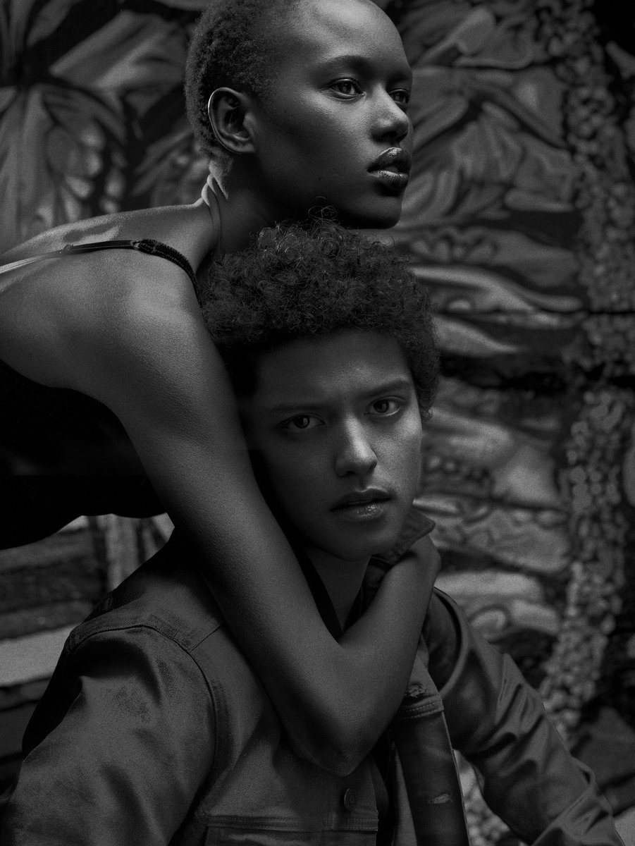 ajak deng and bruno mars for flaunt magazine, 2013