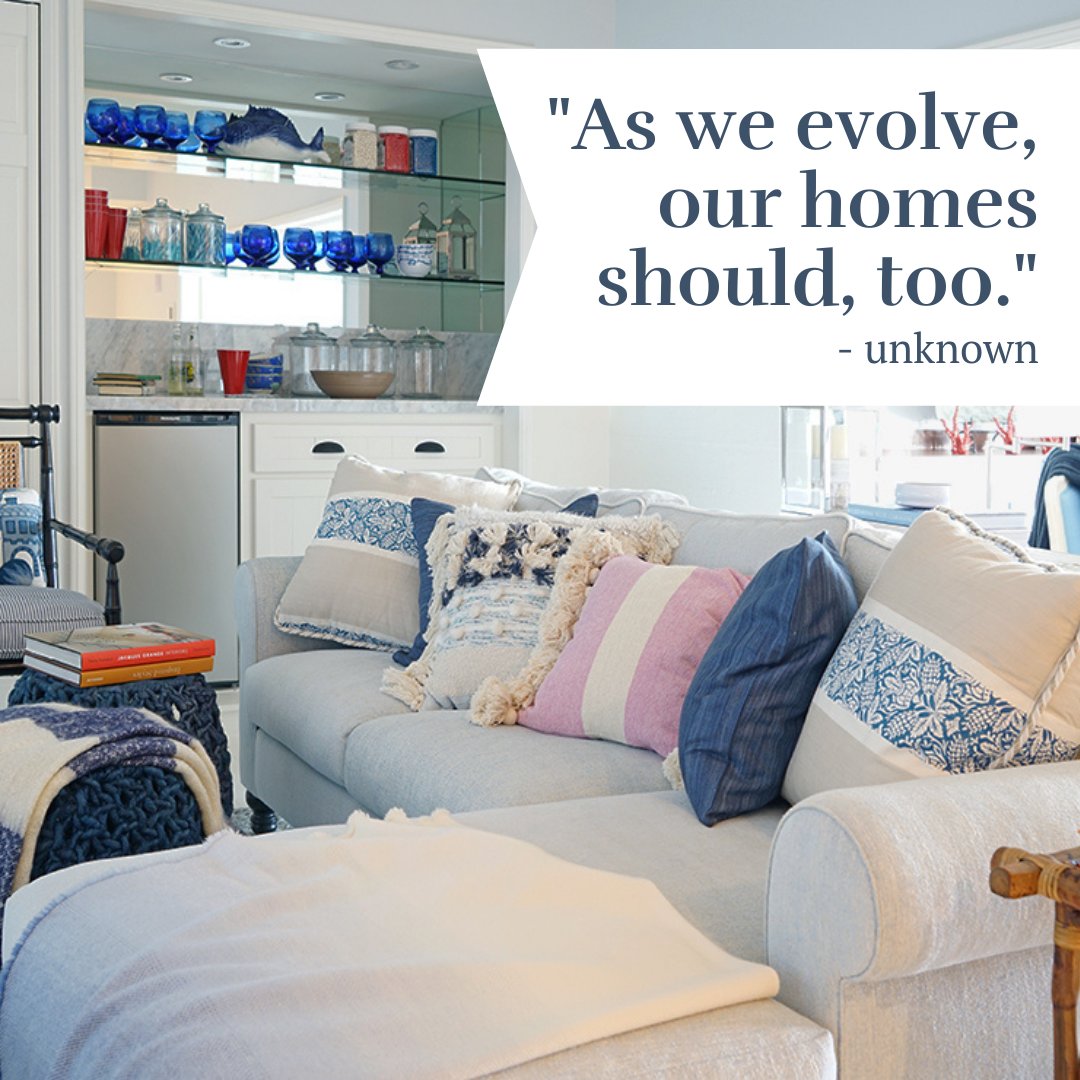 Don't be afraid to evolve your home this new year! Try something new with your style that you've always wanted to do. #MondayMotivation #NewYear