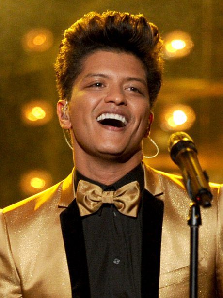 bruno mars at the grammy awards, 2012