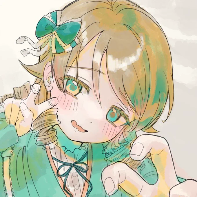 影の設定ラフに遊びで色つけてみた アニメ塗りになる予定
#森久保乃々 