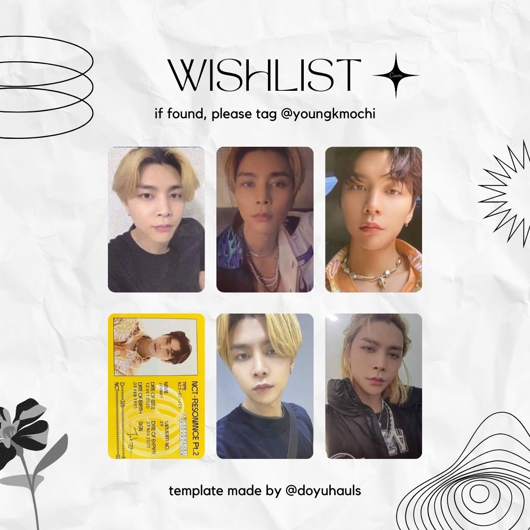 youngkmochi's tweet photo. wtb lfs nct ph only

johnny nct reso photocards (please see wishlist below!)

– prio is 2-3 pcs from one seller 
– will get the lowest offer; kindly drop your offers 😊

tags resonance depa id kihno https://t.co/nCJuAxk7uN