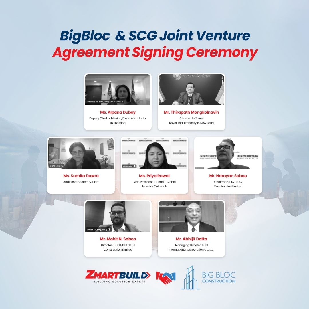 ZmartBuild's tweet photo. Adding another feather to our hat from the year 2021, we at #ZMARTBUILD are proud to share the new joint venture with #BigBloc to make #India stronger with #BuildingWithoutBricks.
_____
#BuildingWithoutBricks #DeewarOfDreams #PlugPlayBuild #ZMARTBUILD #ZMARTBUILDWallPanels https://t.co/dqHjttvB4f