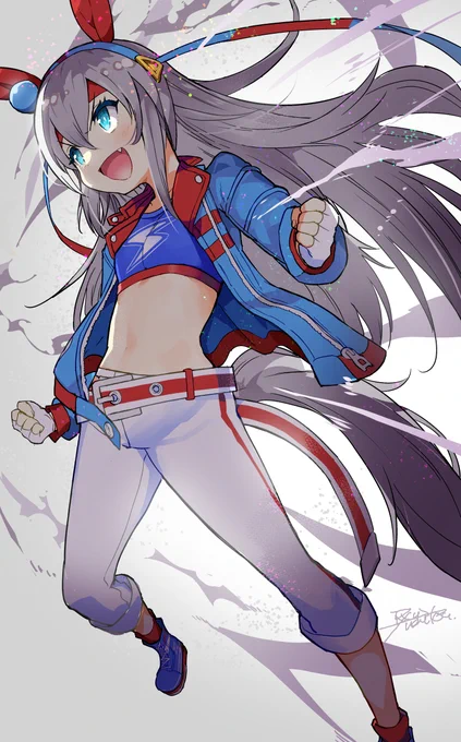白い稲妻の力…見とってや!

#タマモクロス 
#ウマ娘 