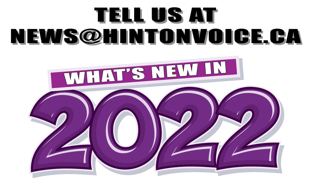HintonVoiceInc's tweet photo. Hey #MyHinton ... What's new in 2022? Don't forget to let us know what your group is up to in the new year so we can be sure to cover your event. Send details to our email or DM us. https://t.co/EfHVU2JxZT