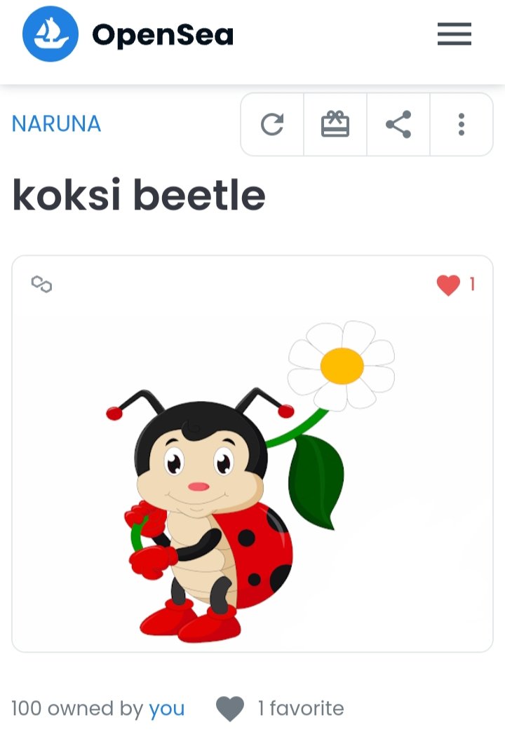 📢GIVEAWAY TIME
🎁100 NFT Koksi beetle for 100 people

✅Follow <a href="/Wahyus105/">Wahyu</a>, <a href="/opensea/">OpenSea</a>, and <a href="/0xPolygon/">Polygon | POL</a> 

✅Like and Retweet
✅Comment Polygon address

Winners will be announced when my followers reach 300 followers
#Airdrops #NFTGiveaway #NFTs #NFTCommunity #Polygon #PolygonNFT
