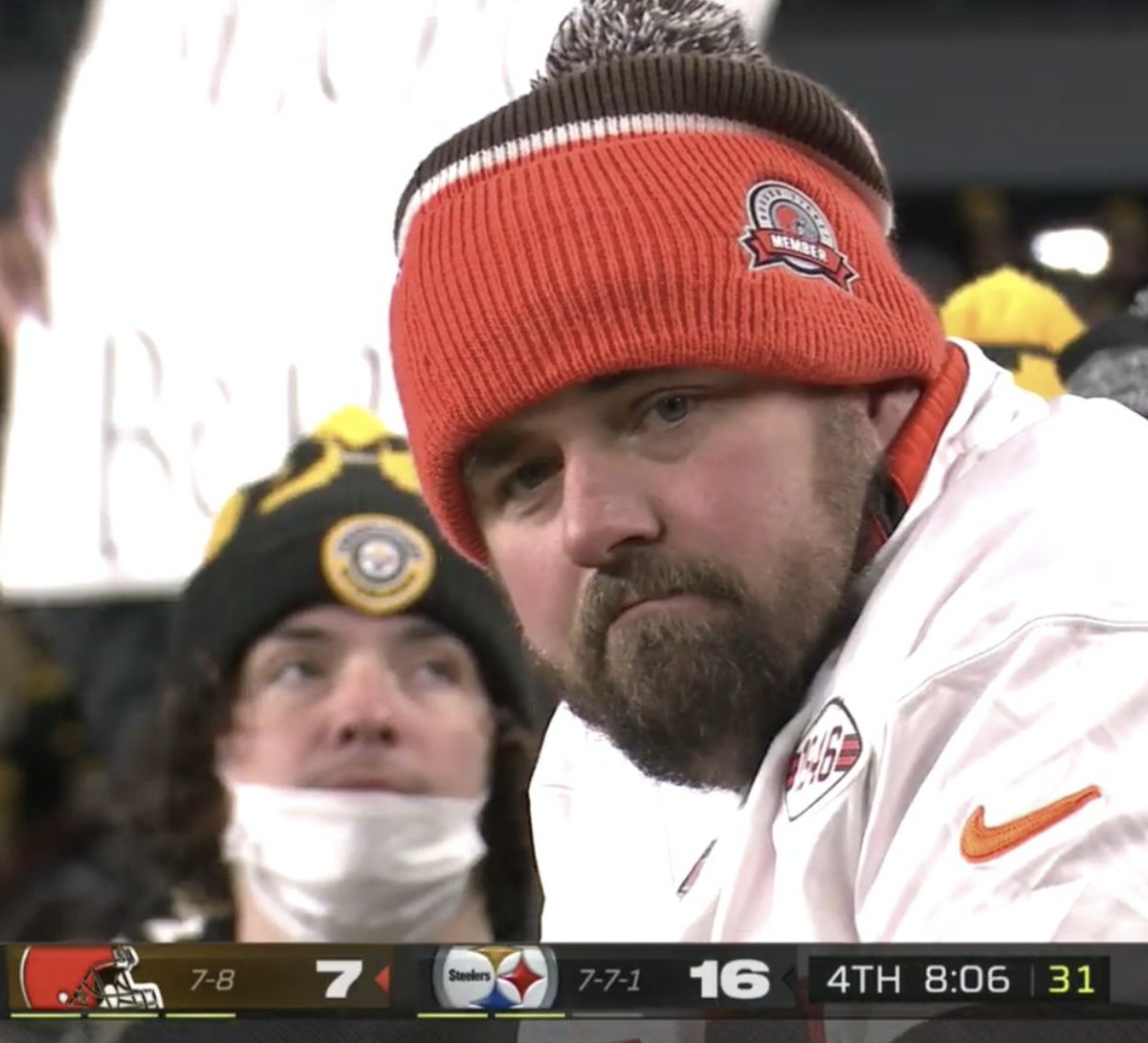 SportsCenter's tweet photo. That kind of night for Browns fans. https://t.co/YueT89yod6