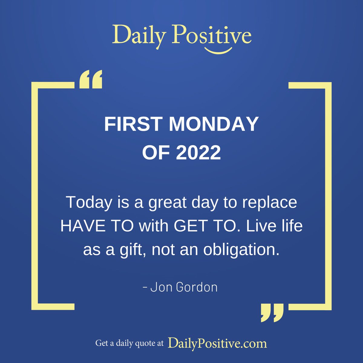 MASerrano20's tweet photo. Every day is a great day to replace HAVE TO with GET TO!  Life is a gift not an obligation! https://t.co/Kl8HjirQSe