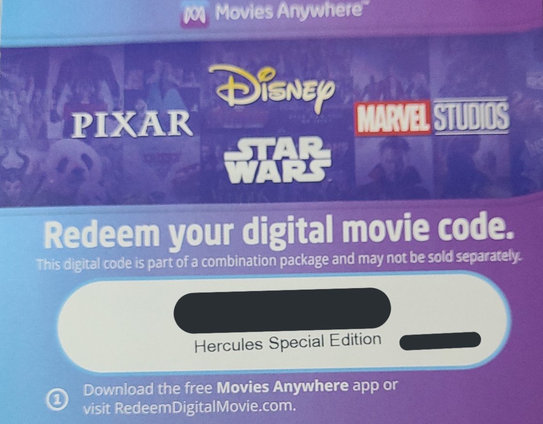 HighDefDiscNews's tweet photo. Enjoy another #digital contest, folks. This time it’s for the Disney film HERCULES (1997).

This code was provided by @Amthomaslove. 🙏 #Disney #Hercules #animated #cartoon 

To enter the contest:

✅  Follow
✅  RT
✅  Like

I’ll pick an entirely random winner in 24hrs. https://t.co/zUsj7LlmYt