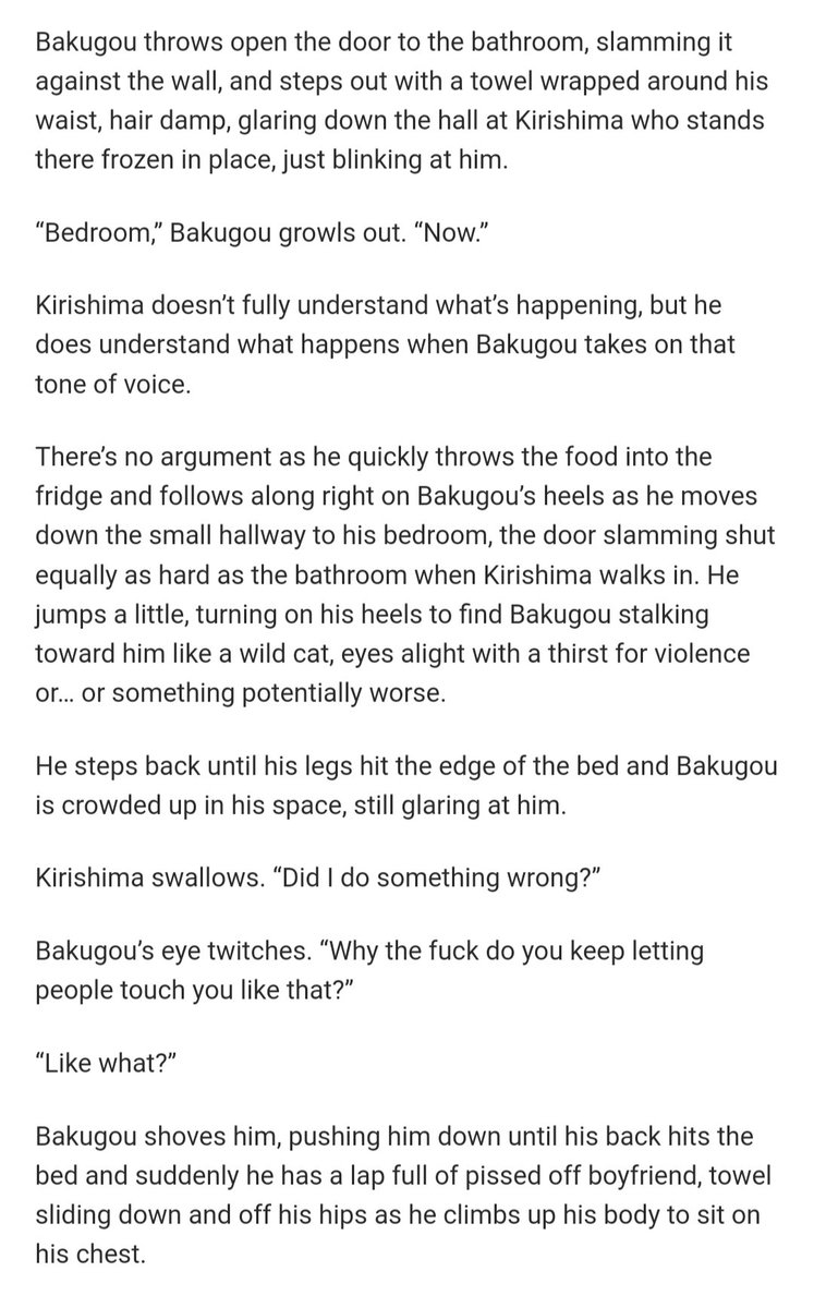 Finally, here is the piece I did for the <a href="/lionheartzine/">Lionheart: A KiriBaku Fanfic Anthology🔸️CLOSED</a> !!! This is the one where I just. Love the blowjob bit in it.

Please enjoy Hidden Things, now on AO3:

archiveofourown.org/works/36193888