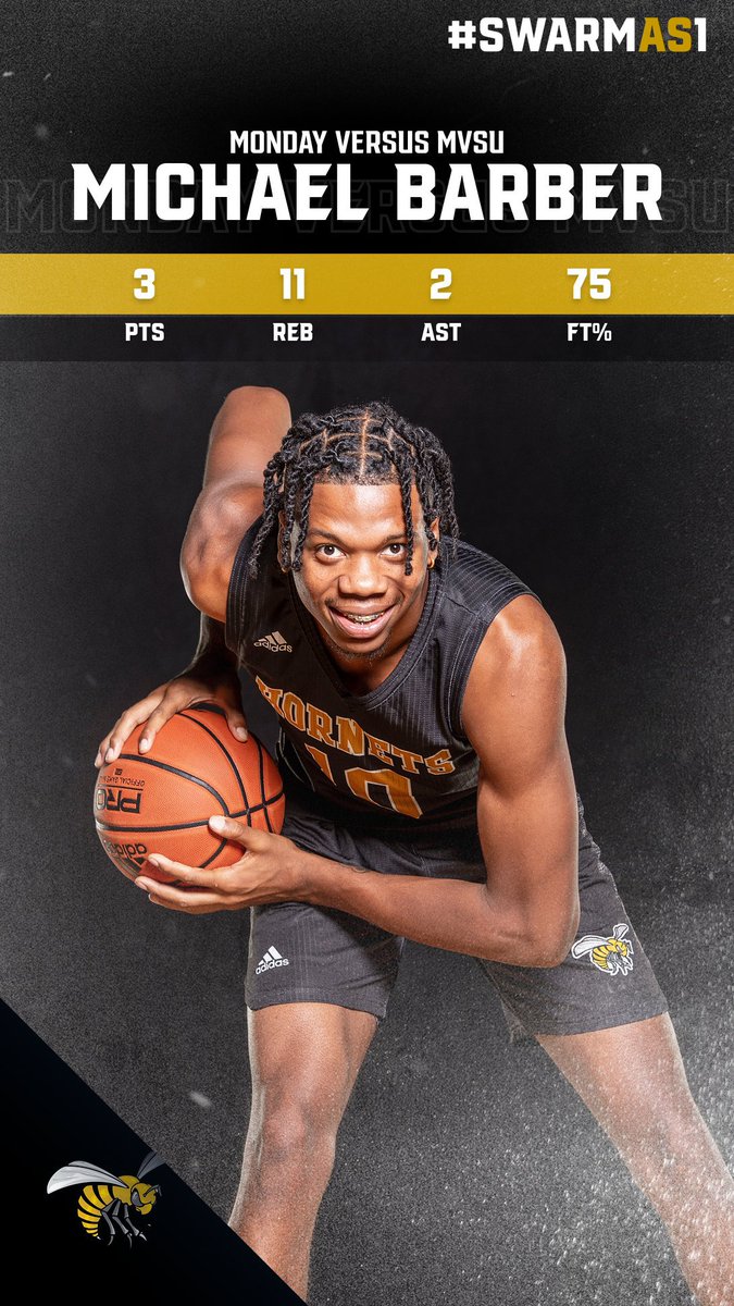 BamaStateMBB's tweet photo. Check out these stat lines from tonight's win against MVSU

#SWARMAS1 x #Team88 https://t.co/io0oZmk1V0