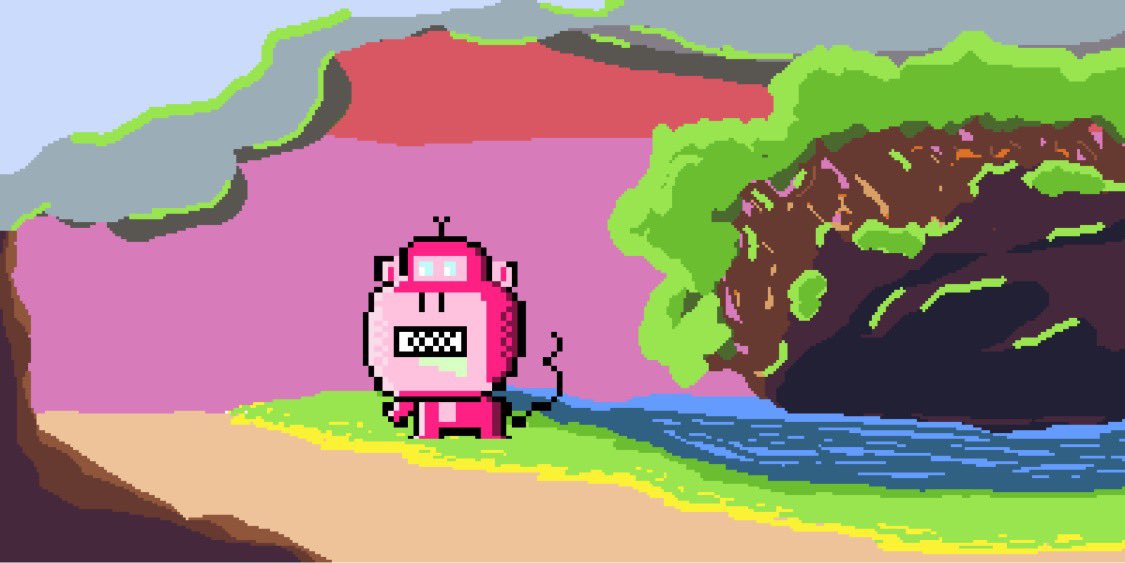 PixelWaveNFT's tweet photo. PixelWave Island Concept Art https://t.co/enfV7eyi0l