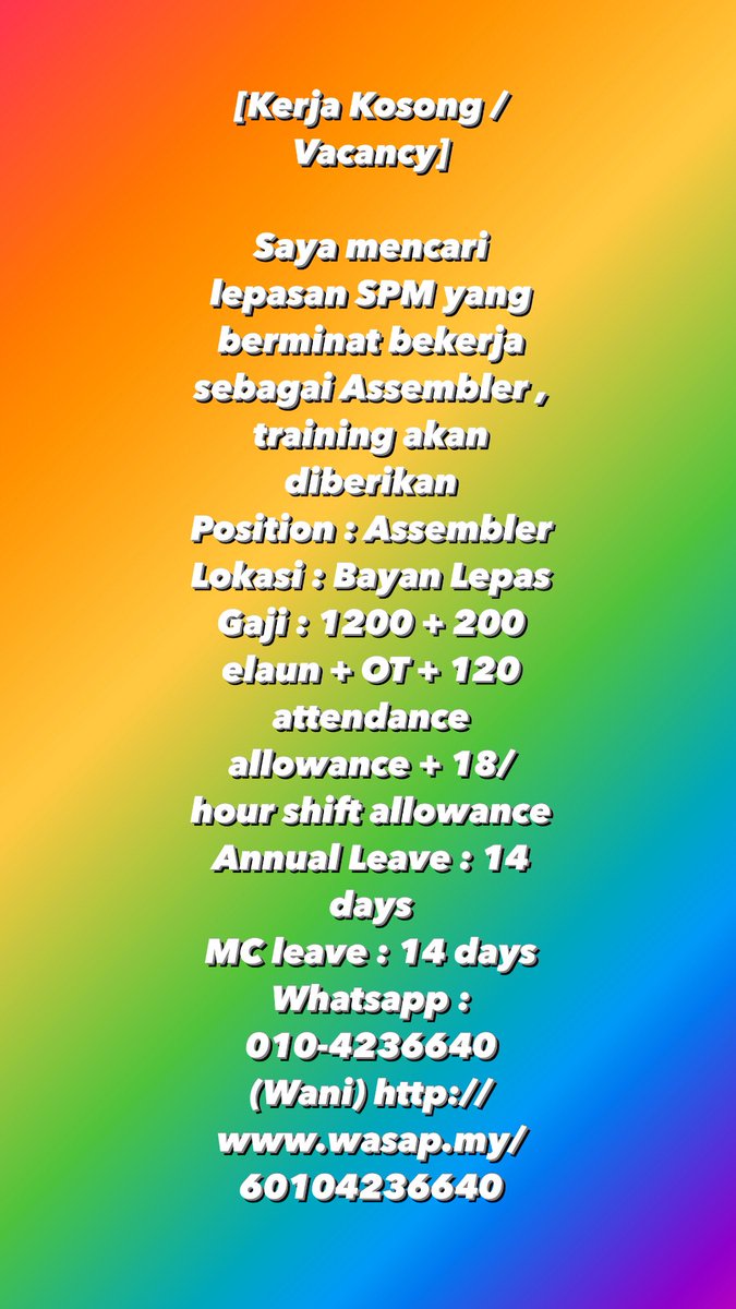 Your Recruiter (@kerja_kosongMY) / Twitter