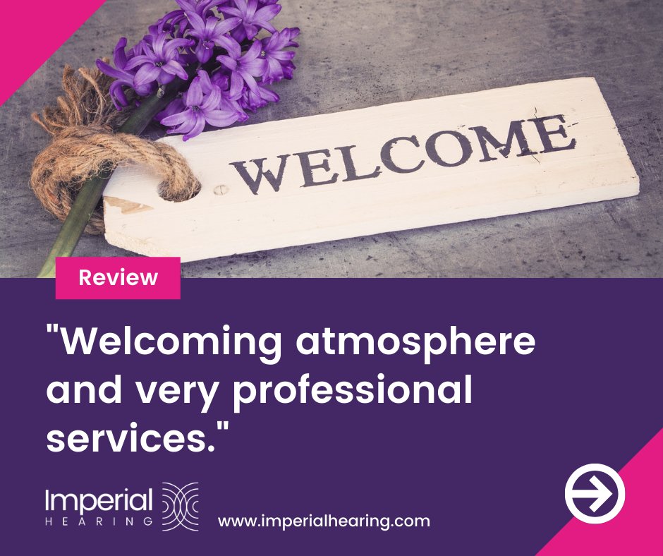 We pride ourselves on providing each and every customer that visits any Imperial Hearing clinic a bespoke and professional service, just like this customer received at our Verwood clinic.
🌐 imperialhearing.com/book-appointme…
☎ 08000 199575
#hearingloss #hearingtest #hearingsupport