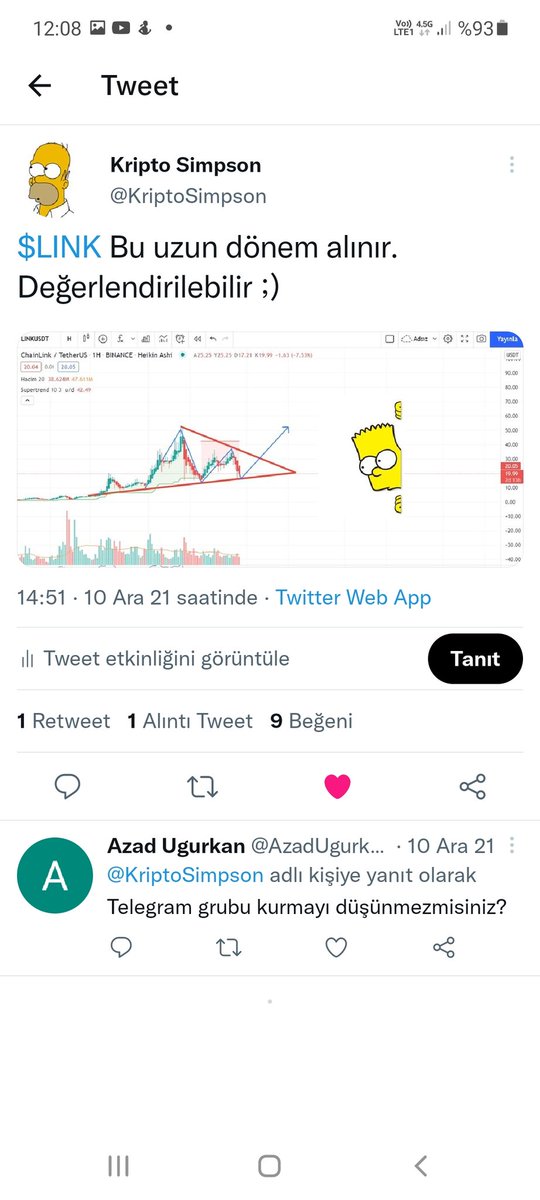 KriptoSimpson's tweet image. $NEAR i nerden vermisim kazandirmisim🎁

$ATOM u nerden vermisim kazandirmisim🎁

$FTM yi nerden vermisim kazandirmisim🎁

$LINK i nerden vermisim kazandirmisim🎁

Kardesim 50 begeni alamiyoruz yahu. Iyi niyetle bisiler cikariyorum kazanin diye.500 begeni istiyorum bu tweete🙏😊