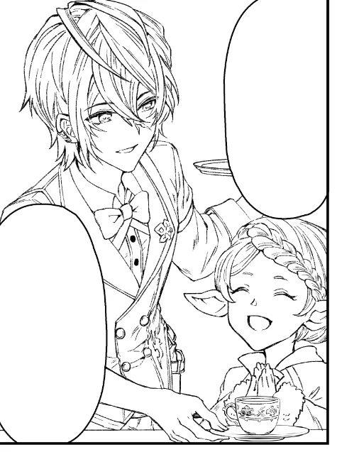 ジャミル君とスフラマール先生
#お茶の間アンソロ進捗 