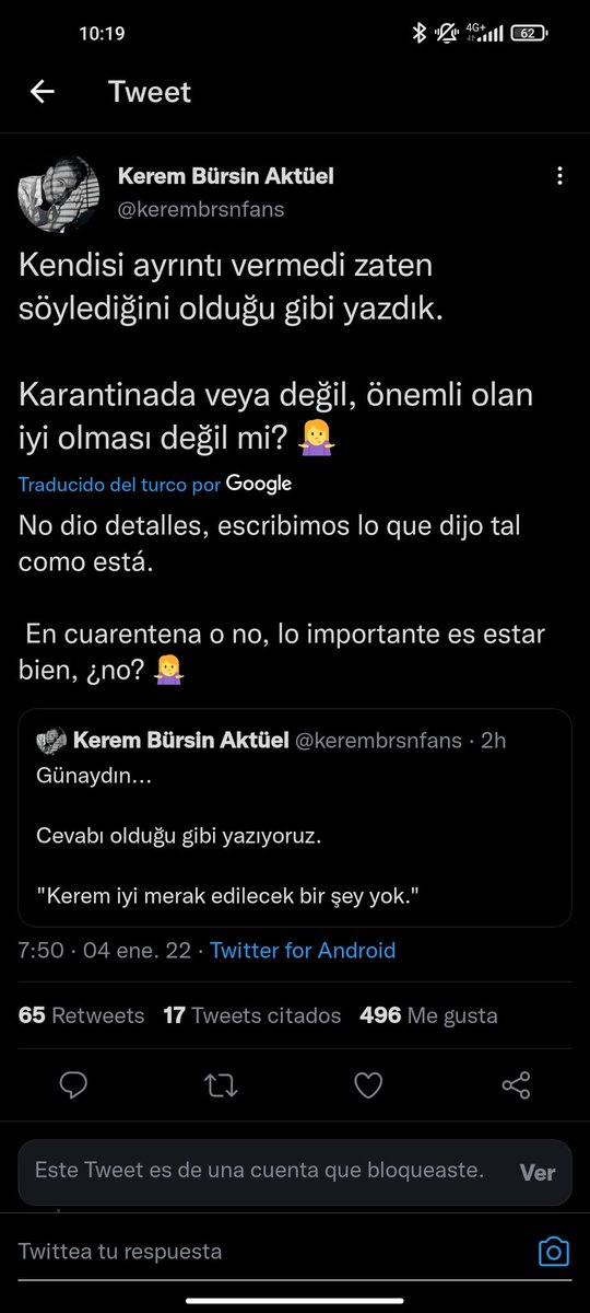 perilrobot's tweet photo. Para las que no siguieron leyendo, les dejo el tuit de después de Aktuel donde confirma que realmente no sabe más que eso "no se preocupen". https://t.co/f1rUB3t6cE
