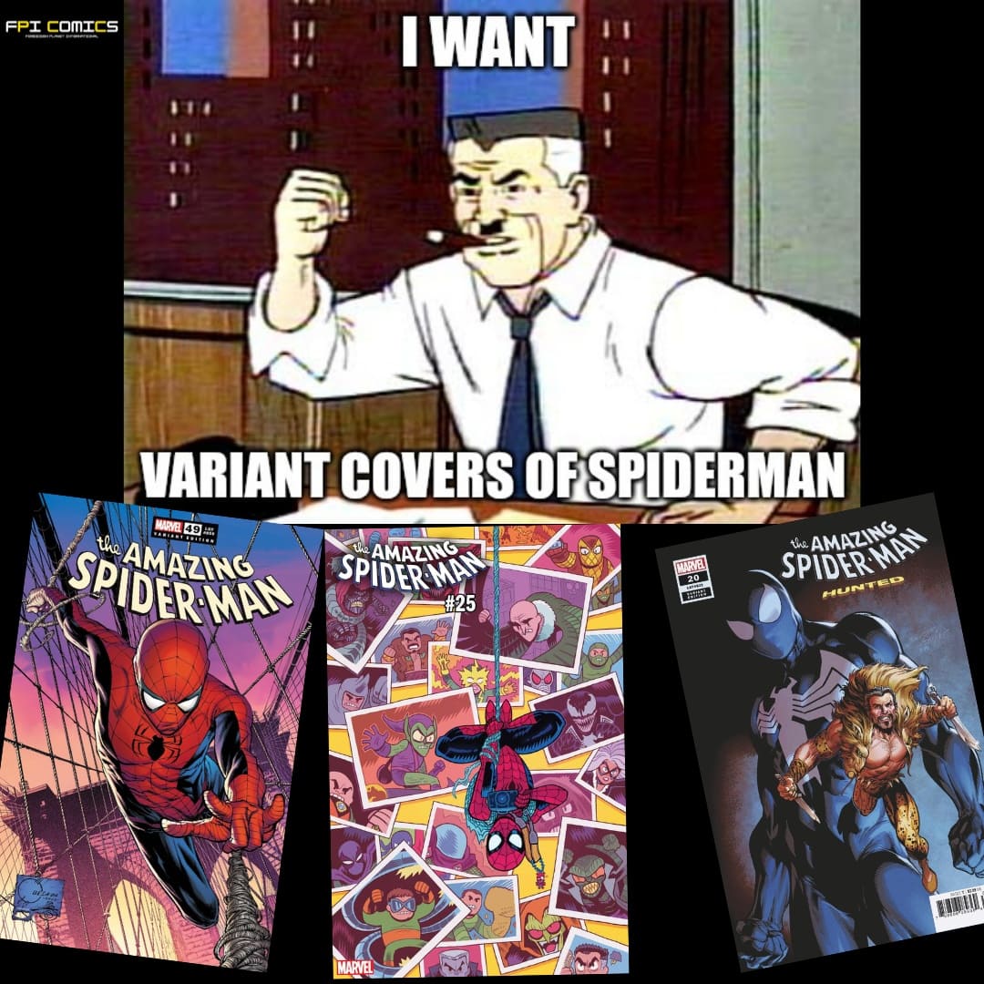 FPIComics's tweet photo. No Way Home wasn't enough Spiderman for Jameson. 
He's off to our Variant and Backstock section to get himself more pictures of Spiderman! 
If you haven't had enough pictures of Spiderman, we have your back! 
https://t.co/CKo1DYFIkg
#picturesofspiderman
#SpiderMan https://t.co/YdRMMpqYzF