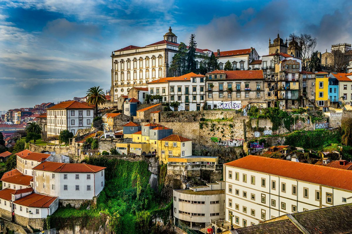 alentejo_1970's tweet photo. #Porto is one of the most visited cities in our country. Any tourist visiting here cannot miss the historic center. The Cathedral, Clérigos Tower, São Bento Station and Ribeira. https://t.co/CrLaFJ8GQg
