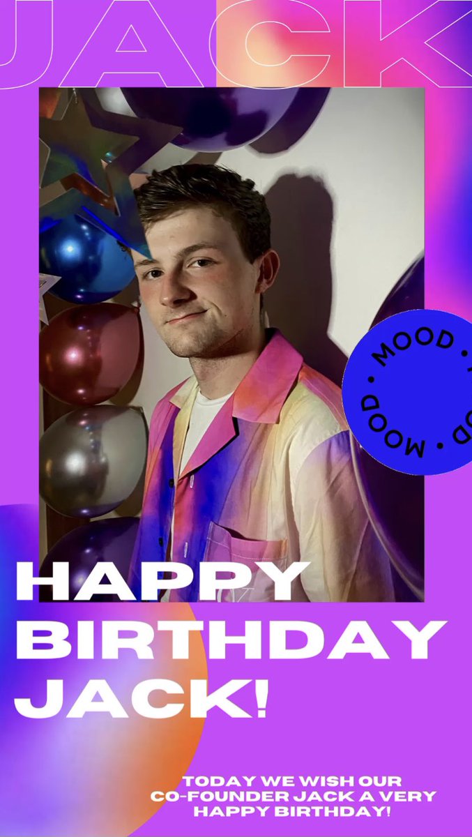 Wishing one of our Co-Founders, Jack, the happiest of all the birthdays! 🎉🥳