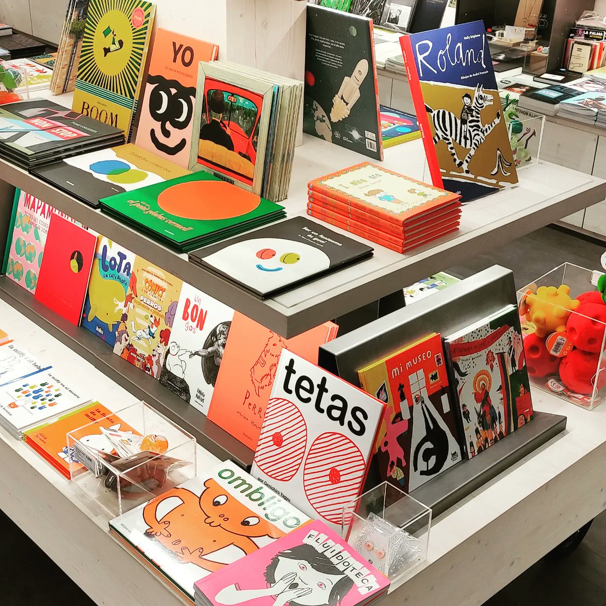 laietana's tweet photo. ✍🏻 Biblioteca bàsica d’àlbum il·lustrat comissariada per Piu Martínez a #LaieCCCB https://t.co/43a0CHKT1K