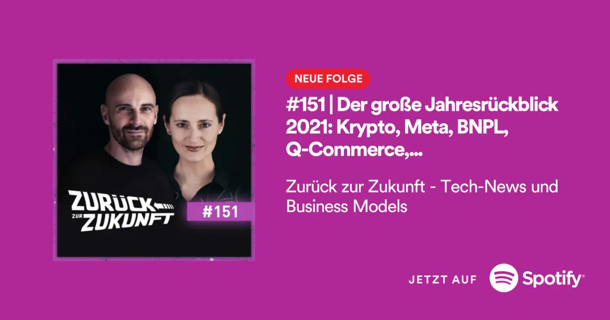 Zurück zur Zukunft Podcast: Tech News & Biz Models tweet media