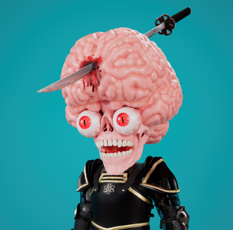 KadeLeithead's tweet photo. @FrankLikina @NoBrainersNFT is the only NFT project committed to spreading awareness and help for mental health in the NFT and crypto space. https://t.co/DyG0zkqgjk