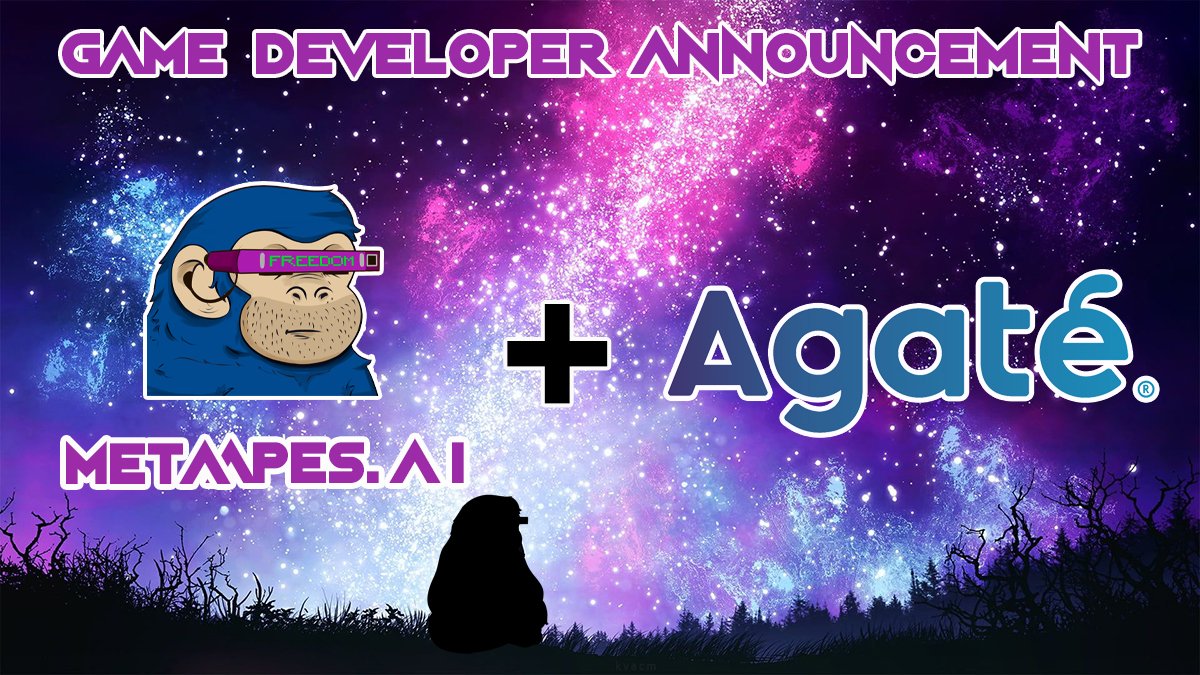 TheMetaApes's tweet photo. We are excited to announce our game development partnership with Agaté @agateInt, Indonesia's Biggest Game Company. Agaté pro-actively contributes into establishing world happiness with https://t.co/TFvMS4Evsf and Airdrop Games as collaborators. https://t.co/LFSzY3MCCl