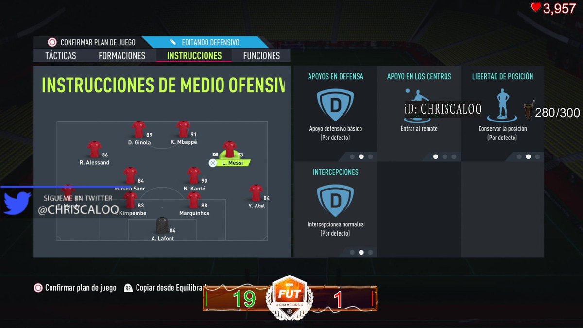 ⭐️INSTRUCCIONES MCO⭐️

ENTRAR AL REMATE 

🏃🏽 Rápidos 
❗️Ágiles 
⭐️ 5 de Skill (de ser posible)

CLAVE que tengan un buen 1vs1 , buscamos siempre regatear con ellos para luego decidir hacia dónde irá el ataque 💥