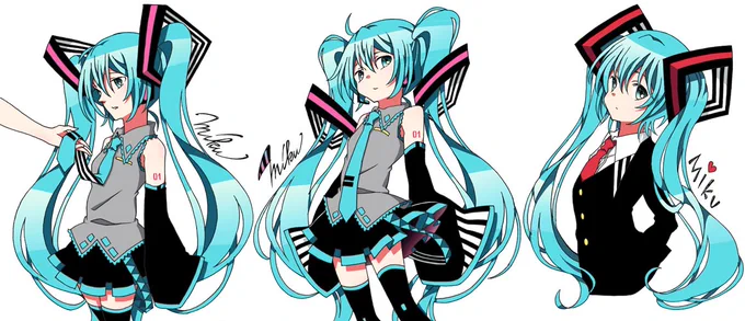 初音ミクまとめイラスト2 