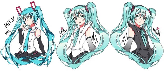 初音ミクまとめイラスト2 