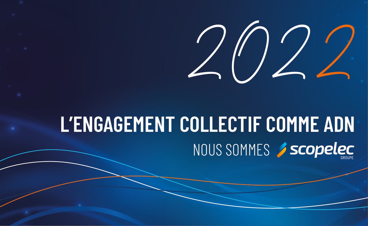 Le <a href="/GroupeScopelec/">Groupe SCOPELEC</a> vous adresse ses meilleurs vœux pour 2022.
#groupescopelec #2022
