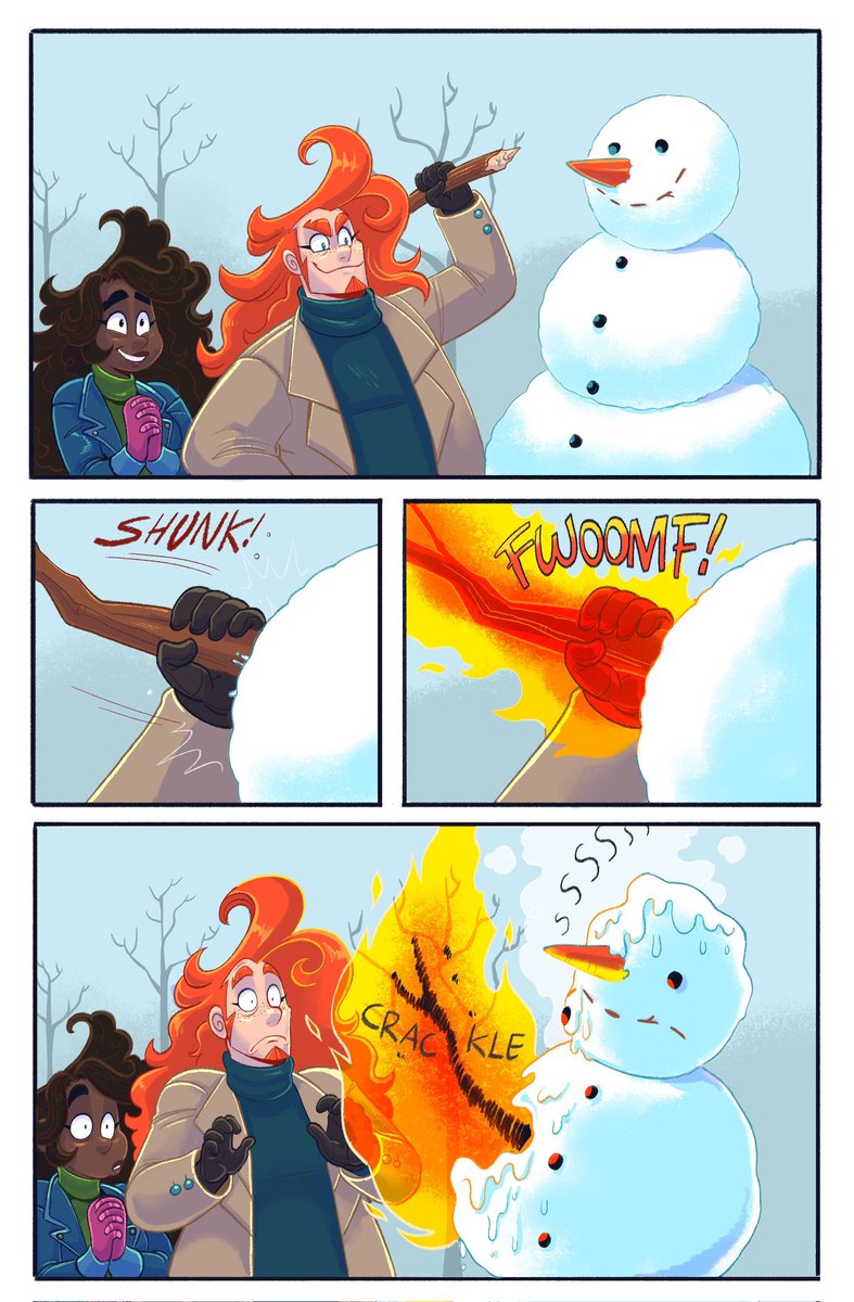 Sun and Earth Build a Snowman (2/3) 