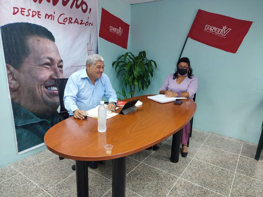 #PSUVApure:
Nuestro Jefe Político Eduardo Piñate junto al EPE en 1era reunión de trabajo de 2022. "Buen espacio para el análisis, la reflexión y la planificación colectiva, elementos fundamentales del método d trabajo y dirección Chavista" (PIÑATE).
#PSUVIndetenible
<a href="/PartidoPSUV/">PSUV</a>